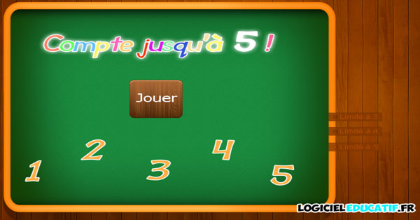 Compter Et D Nombrer Jusqu Jeu Sur Logicieleducatif